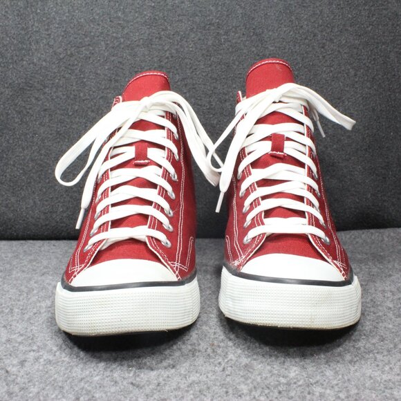 Gap Mens World Class High Top Sneakers, Royal Red Maroon Clay, Men's Size 11.5 - Picture 5 of 15
